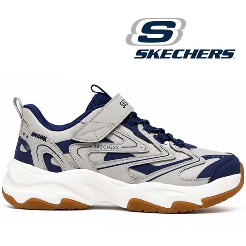 Skechers Retro Tech 405332L-GYNV Ortopedik Çocuk Spor Ayakkabı