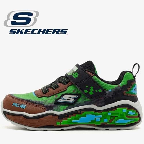 Skechers Megacraft 4K Mega Scene 402162N-BRMT Ortopedik Çocuk Spor Ayakkabı
