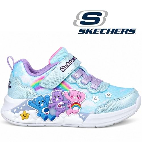 Skechers S-Lights Lil Snugs 302392N-BLMT Ortopedik Işıklı Çocuk Spor Ayakkabı