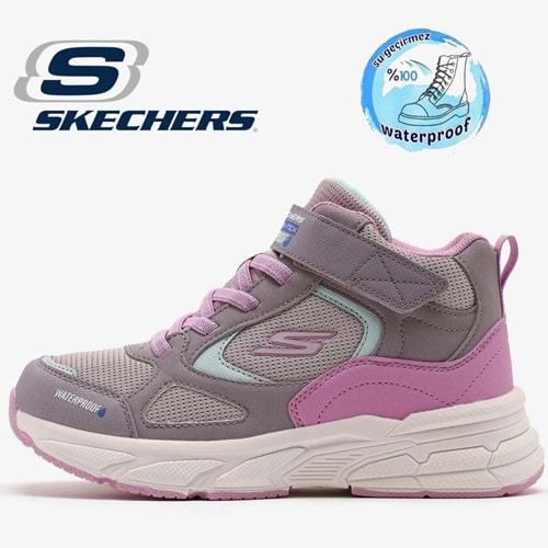 Skechers Retro-graph 303482L-MVE Waterrproof Kar Botu Ortopedik Işıklı Çocuk Bot