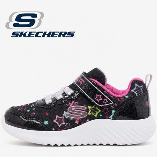 Skechers Bounder 303167N-BKMT Ortopedik Işıklı Çocuk Spor Ayakkabı