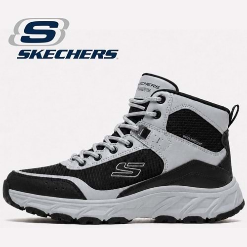 Skechers Hillcrest 2.0 Woodrock Peak 237804-GYBK Water Repellent Outdoor Erkek Bot