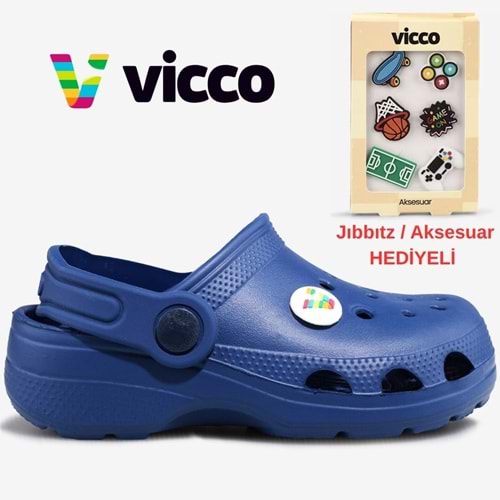 Vicco Didim Jıbbıtz Aksesuar Hediyeli Ortopedik Unisex Çocuk Terlik