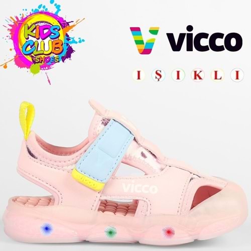 Vicco Live İlk Adım Bebek Ortopedik Işıklı Çocuk Spor Sandalet