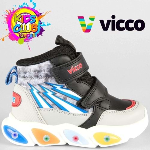 Vicco David Phylon Kauçuk Taban Ortopedik Işıklı Çocuk Bot