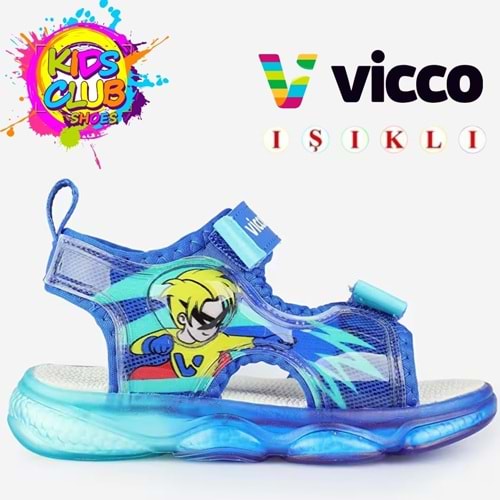 Vicco Steel Işıklı Sandalet Ortopedik Çocuk Sandalet
