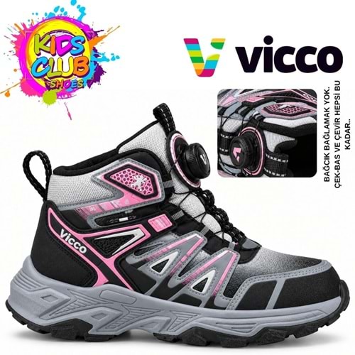 Vicco Falcon Akıllı Bağcıklı Kauçuk Taban Ortopedik Çocuk Bot