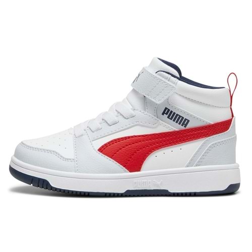 Puma Rebound V6 Mid AC+ PS 393832-09 Ortopedik Çocuk Spor Ayakkabı