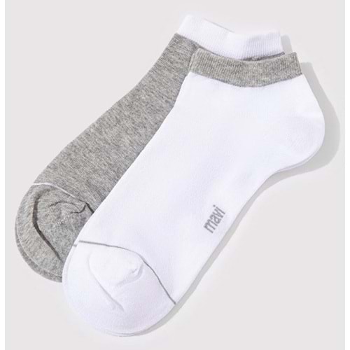 Mavi M090273-208 2 Adet Topuk Çorap Unisex Çorap