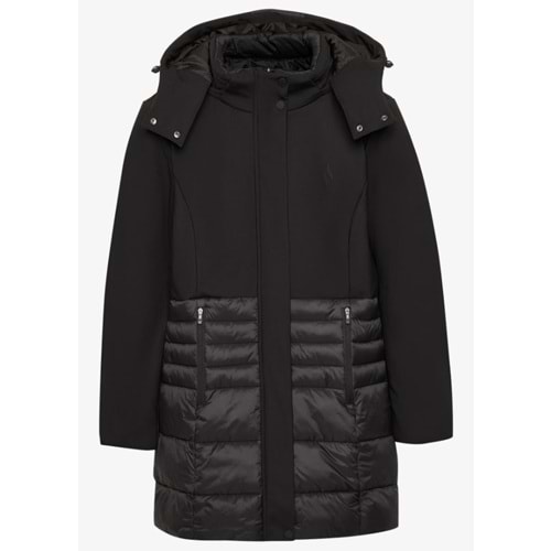 Skechers S242032-001 W Outerwear Padded Jacket Kadın Mont Kadın Kaban