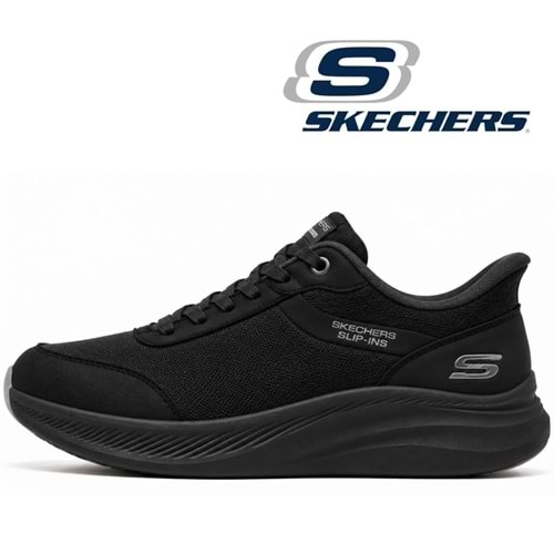 Skechers Bobs Moda Flex 118158TK-BBK Erkek Spor Ayakkabı