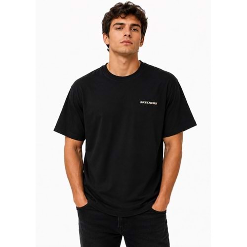 Skechers M Oversize Essential Crewneck Heavy T-Shirt S2620191-3817 Erkek Tişort