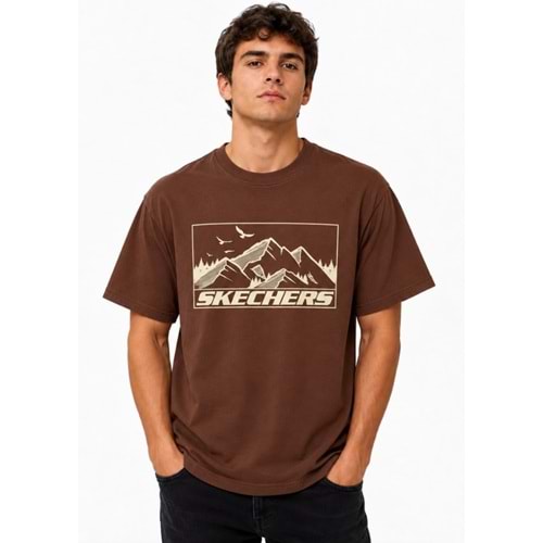 Skechers M Relax Fit Adventure Crewneck T-Shirt S2620111-2070 Erkek Tişort