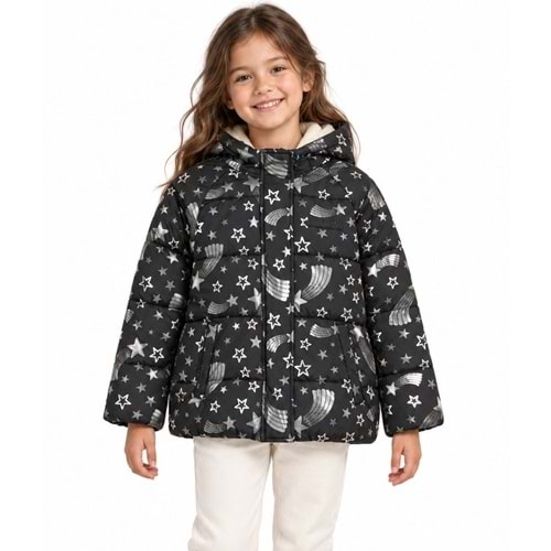 Skechers All Weather Halley Full Zip Jacket SK2620131-3817 Kız Çocuk Mont
