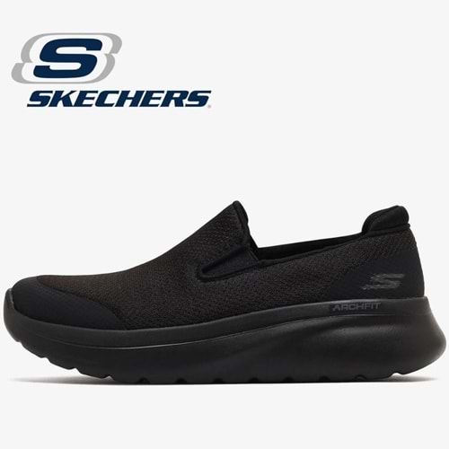 Skechers Go Walk Arch Fit N-Joy 125841-BBK Unisex Spor Ayakkabı