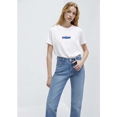 Mavi M1610622-620 Miav Baskılı T-Shirt Kadın Tişört
