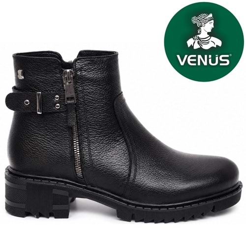 Venüs Huzey Hakiki Deri Kaymaz Taban Ortopedik Kadın Bot