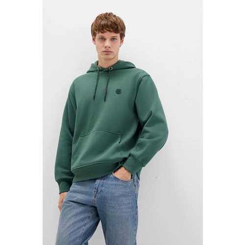 Mavi 065809-71580 Logo Nakışlı Erkek Kapüşonlu Sweatshirt