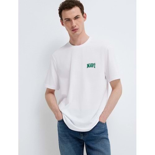 Mavi M0611714-620 Mavi Baskılı T-Shirt Erkek Tişort