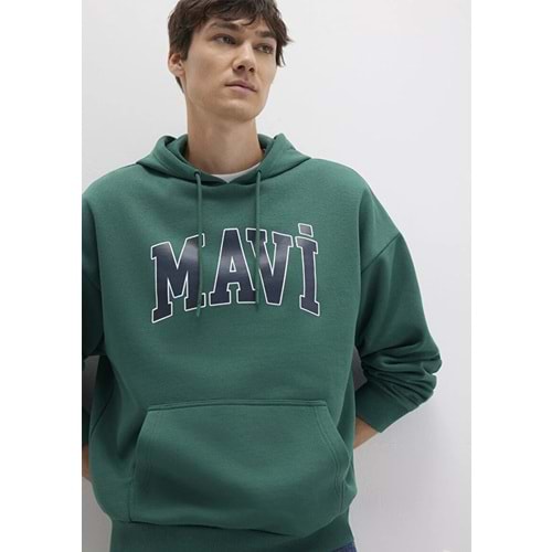 Mavi M067149-71874 Logo Baskılı Erkek Kapüşonlu Sweatshirt
