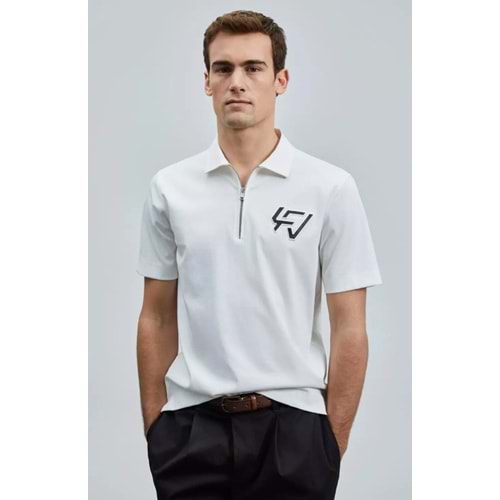 Lufian 111040224 Slash Smart Polo Yaka Tişort Erkek T-Shirt
