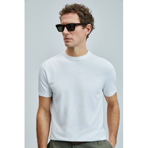 Lufian 111090110 Tıno Modal Karışımlı Tişort Erkek T-Shirt