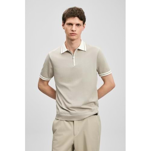 Lufian 111090138 Dean Modal Karışımlı Kazak Erkek Polo Tişört Erkek Tişort