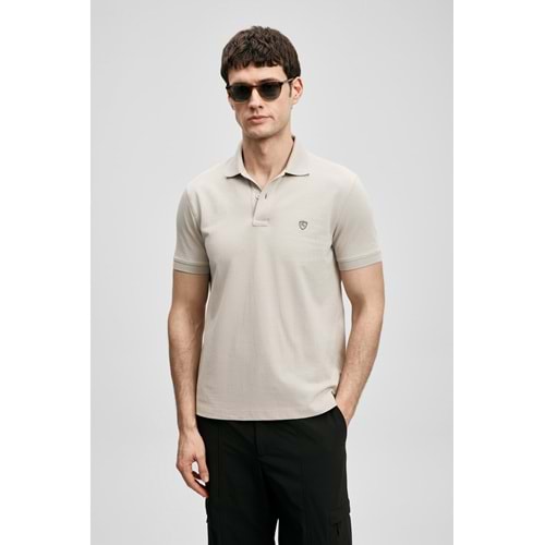Lufian 111040230 Laon Smart Polo Yaka Tişört Erkek Tişort