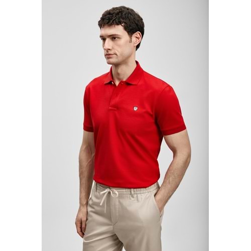 Lufian 111040230 Laon Smart Polo Yaka Tişört Erkek Tişort