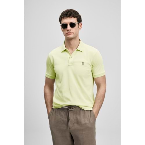 Lufian 111040230 Laon Smart Polo Yaka Tişört Erkek Tişort