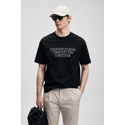 Lufian 111020284 Frank Erkek Basic T- Shirt Tişört Erkek Tişort
