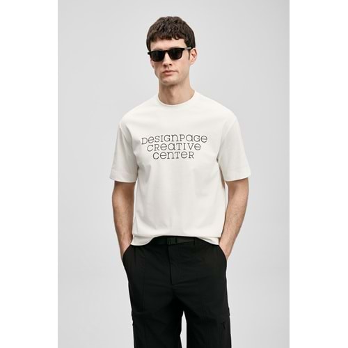 Lufian 111020284 Frank Erkek Basic T- Shirt Tişört Erkek Tişort