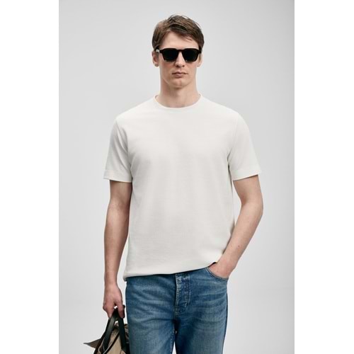 Lufian 111020311 Soft Modern Grafik Erkek T- Shirt Tişört Erkek Tişort