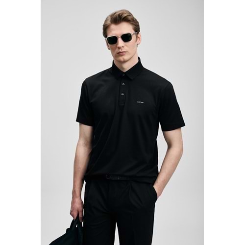 Lufian 111040234 Hudson Smart Polo Yaka Tişört Erkek Tişort