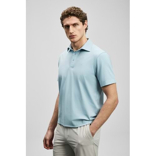 Lufian 111040234 Hudson Smart Polo Yaka Tişört Erkek Tişort
