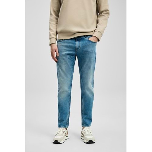 Lufian 111200229 Derek Smart Jean Erkek Pantolon Slim Fit Erkek Kot Pantolon