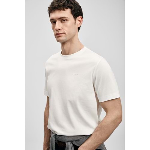 Lufian 111020321 Bran Modern Grafik T- Shirt Tişört Erkek Tişort