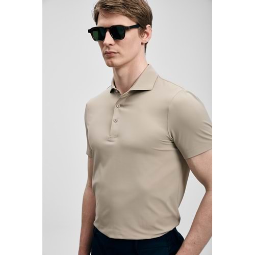 Lufian 111040240 Spencer Hi- Tech Performance Dikişsiz Polo Yaka Tişört Erkek Tişort