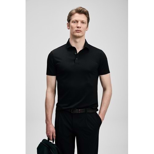 Lufian 111040241 Jaxon Hi- Tech Performance Dikişsiz Polo Yaka Tişört Erkek Tişort
