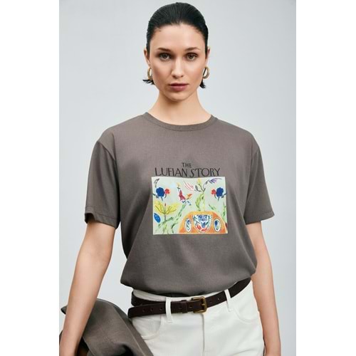 Lufian 121020040 Poly Kadın T-Shirt Kadın Tişört