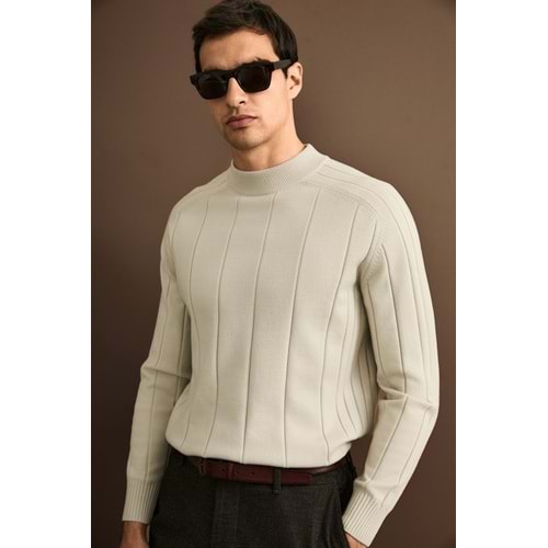Lufian 112090195 Grand Yün Karışımlı Kazak Erkek Sweatshirt