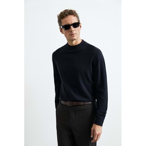 Lufian 112090199 Armın Yün Karışımlı Kazak Erkek Sweatshirt