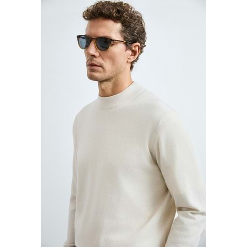 Lufian 112090199 Armın Yün Karışımlı Kazak Erkek Sweatshirt