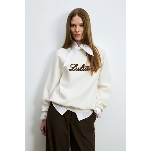 Lufian 122030029 Ander Kadın Örme Kadın Sweatshirt