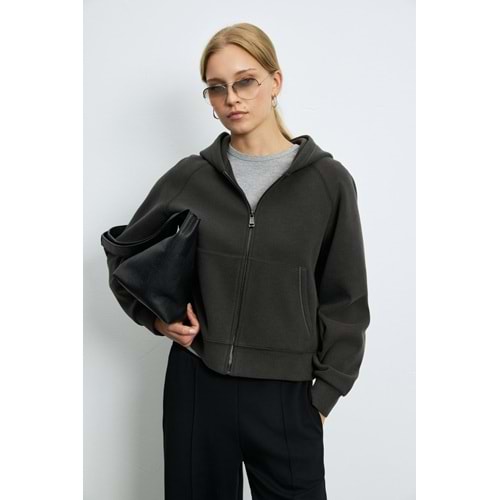 Lufian 122050016 Rene Örme Kadın Eşofman Üstü Kadın Sweatshirt