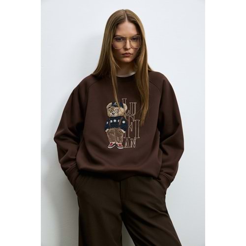 Lufian 122030034 Dıamond Kadın Örme Kadın Sweatshirt