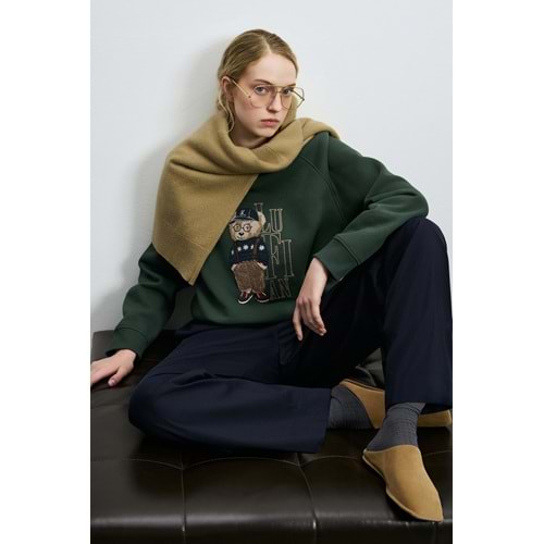 Lufian 122030034 Dıamond Kadın Örme Kadın Sweatshirt