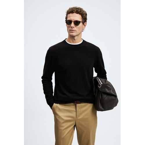 Lufian 112020066 Mason Uzun Kol T- Shırt Kazak Erkek Sweatshirt