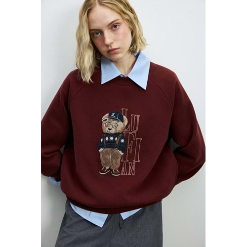 Lufian 122030034 Dıamond Kadın Örme Kadın Sweatshirt