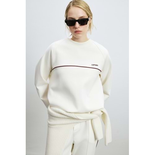 Lufian 122030035 Angelına Kadın Örme Sweatshırt Kadın Sweatshirt